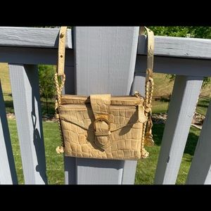 Gold Brahmin crossbody purse